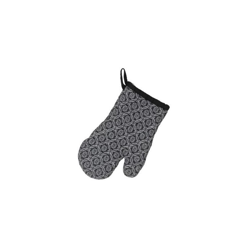 KELA Gant Gianna carreaux black 28 x 18 cm