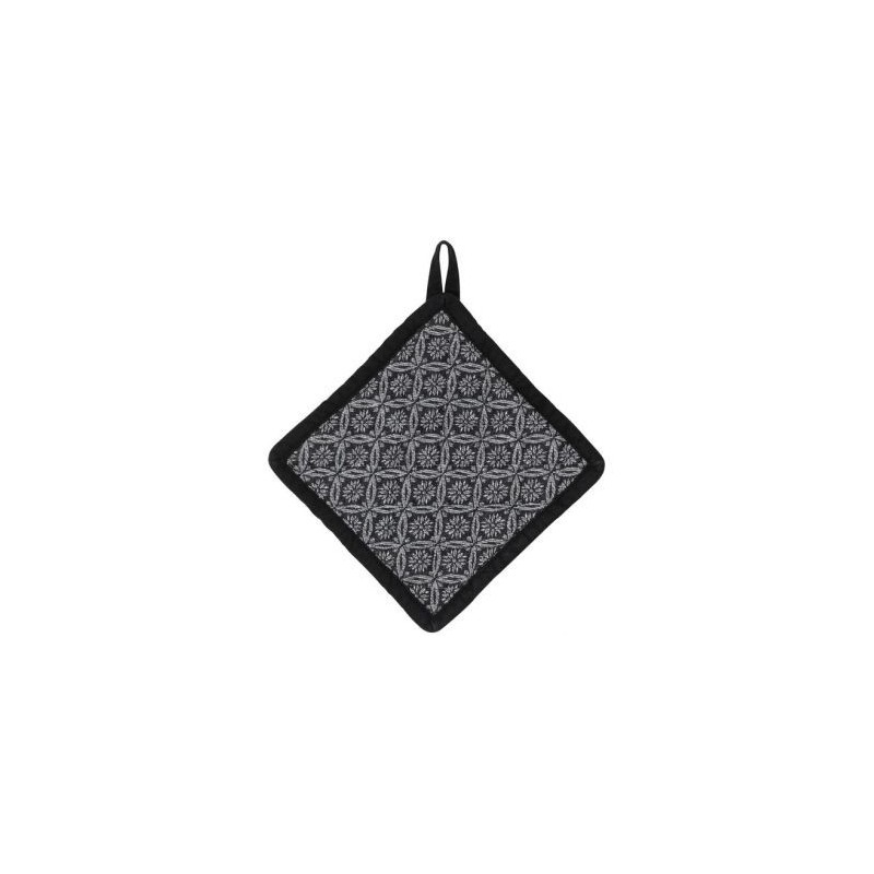KELA Manique Gianna carreaux black 20 x 20cm