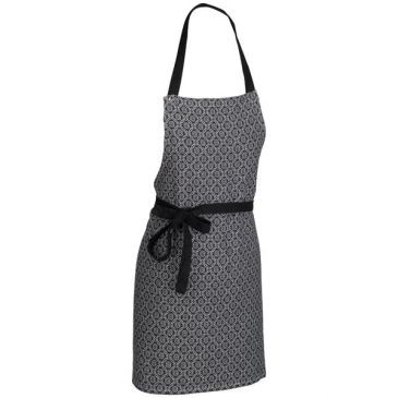 KELA Tablier gianna carreaux black 80 x 67 cm
