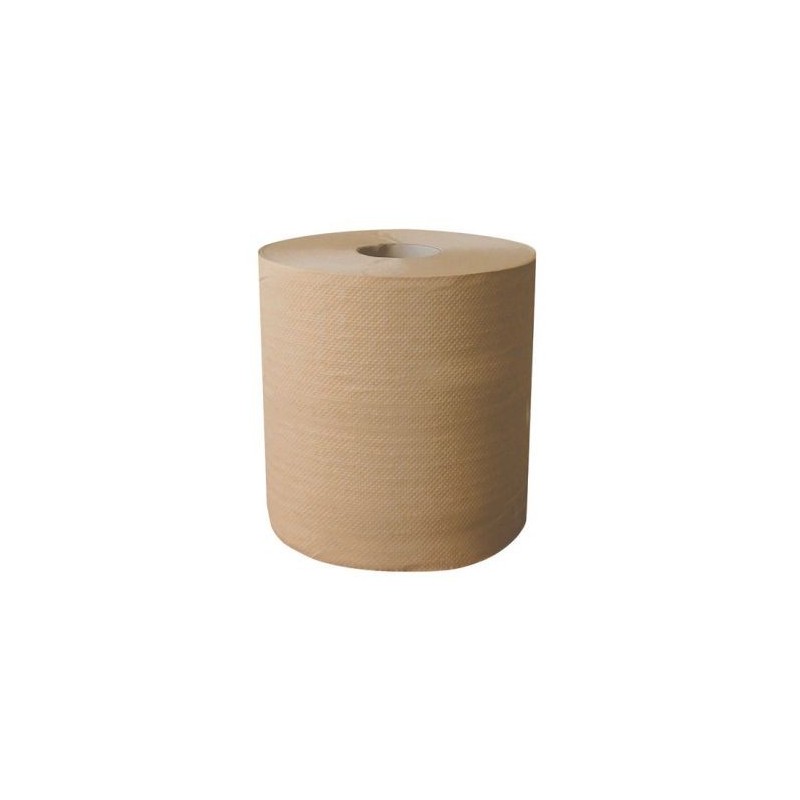 GLOBAL HYGIENE Bobine essuyage havane x2 1000 formats 2 plis 23.5x25cm