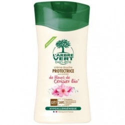 Arbre Vert Bien Etre Arbre vert creme douche fleur de cerisier bio 250ml - Image 3