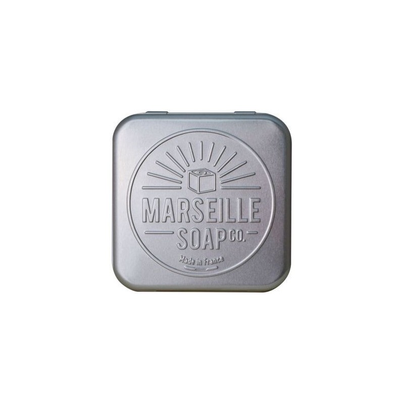 MARSEILLE SOAP Boite métal pour savon de marseille de100g