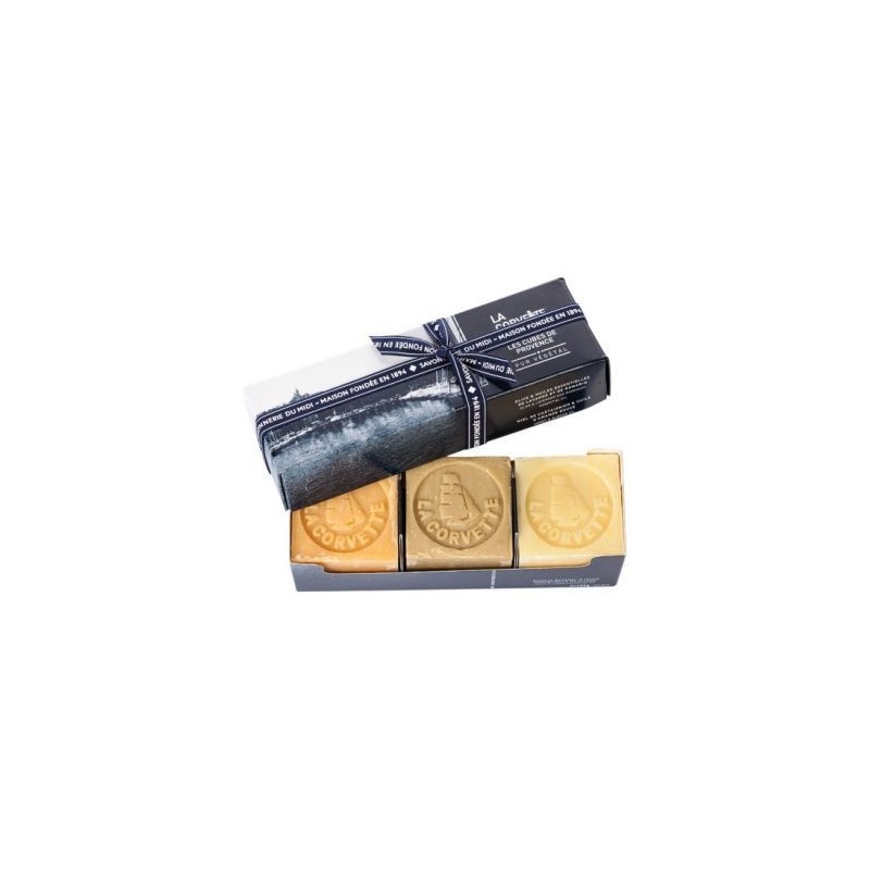 LA CORVETTE Coffret Cadeau les cubes de provence 300gr