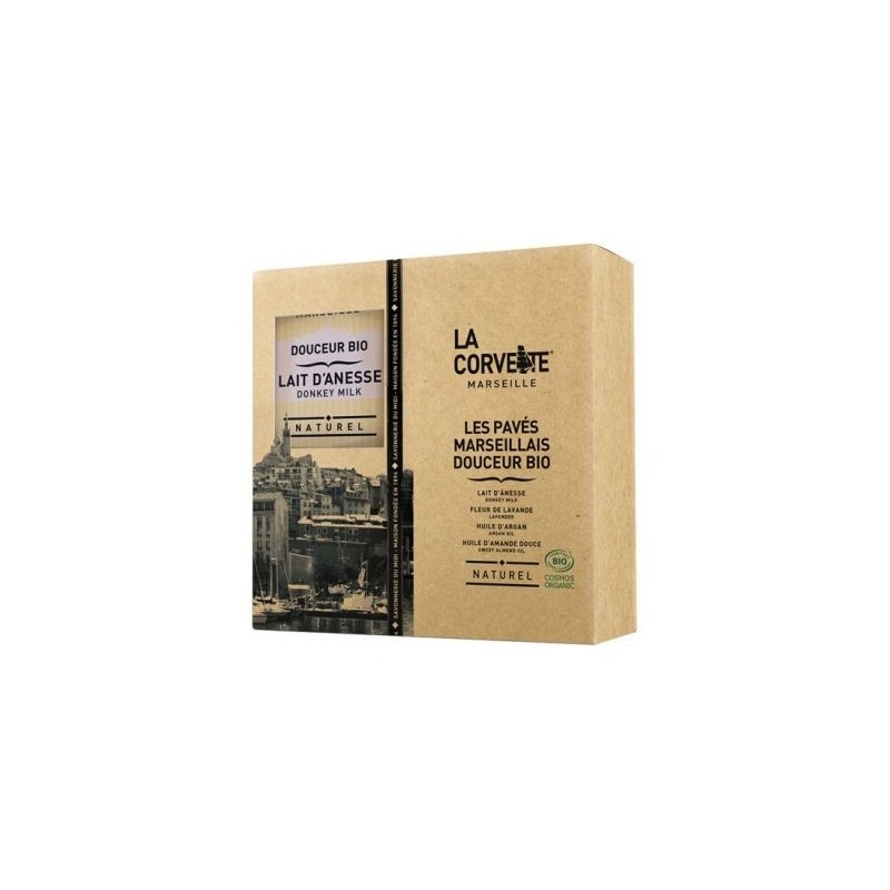 LA CORVETTE Coffret Les pavés marseillais bio 4x100g