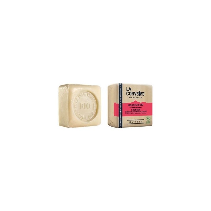 LA CORVETTE Savon douceur bio karite grenade 100g kraft