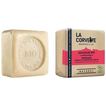 LA CORVETTE Savon douceur bio karite grenade 100g kraft