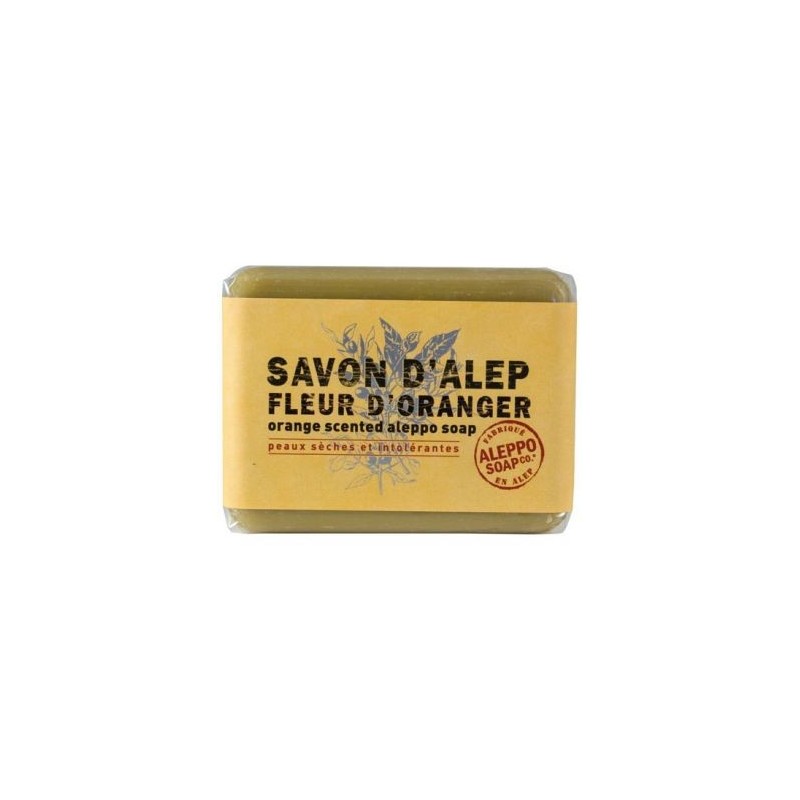 ALEPPO SOAP Savonnette d'Alep à l'oranger 100g
