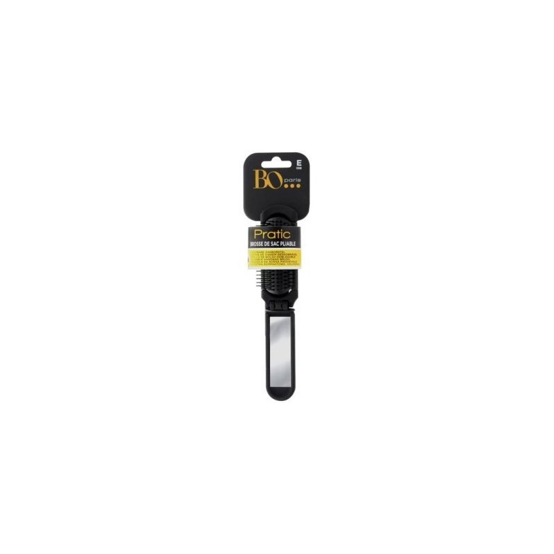 BO PARIS Brosse pliante avec miroir pour sac E