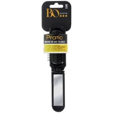 BO PARIS Brosse pliante avec miroir pour sac E