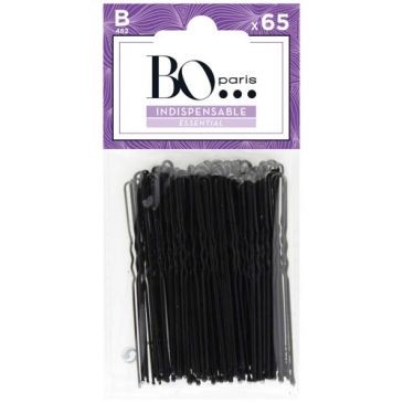 BO PARIS Epingles chignon noires grand modèle