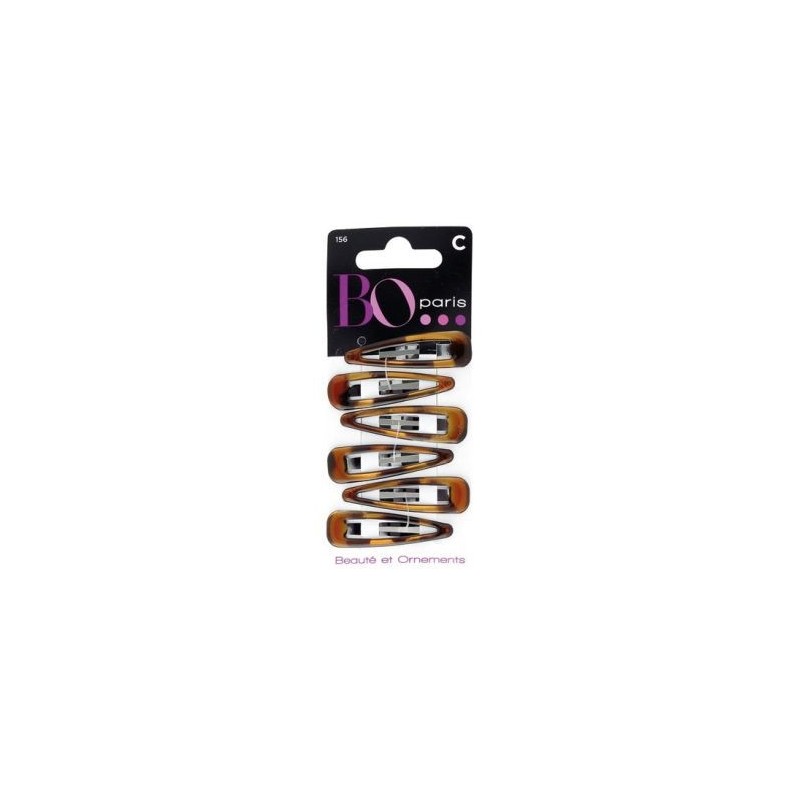 BO PARIS Pince clic clac tendance x6 C