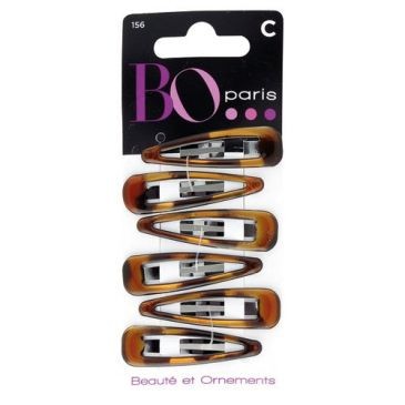 BO PARIS Pince clic clac tendance x6 C