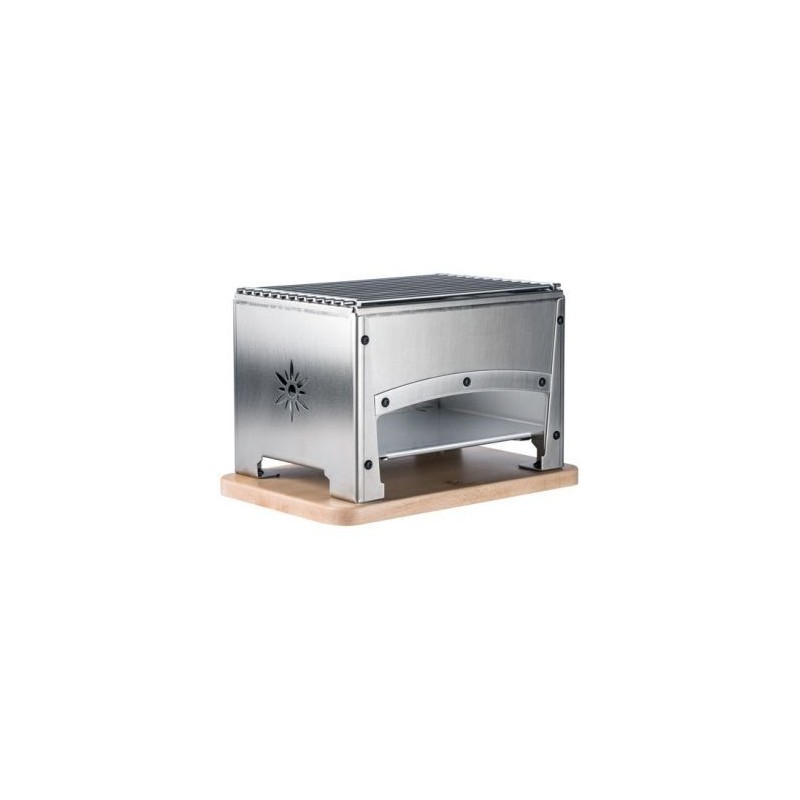 TELLIER Combiné Brasero et reblochon en inox 33x22cm