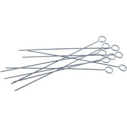 Brochettes métal inox 32cm x 10 pièces