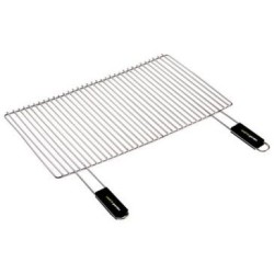 Grille chromée 57x30cm 2 poignées manche soft touch