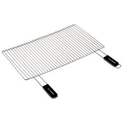 Grille chromée 67x40cm 2 poignées manche soft touch