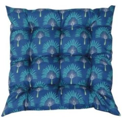 Assise de chaise futon carrée Jakarta marine