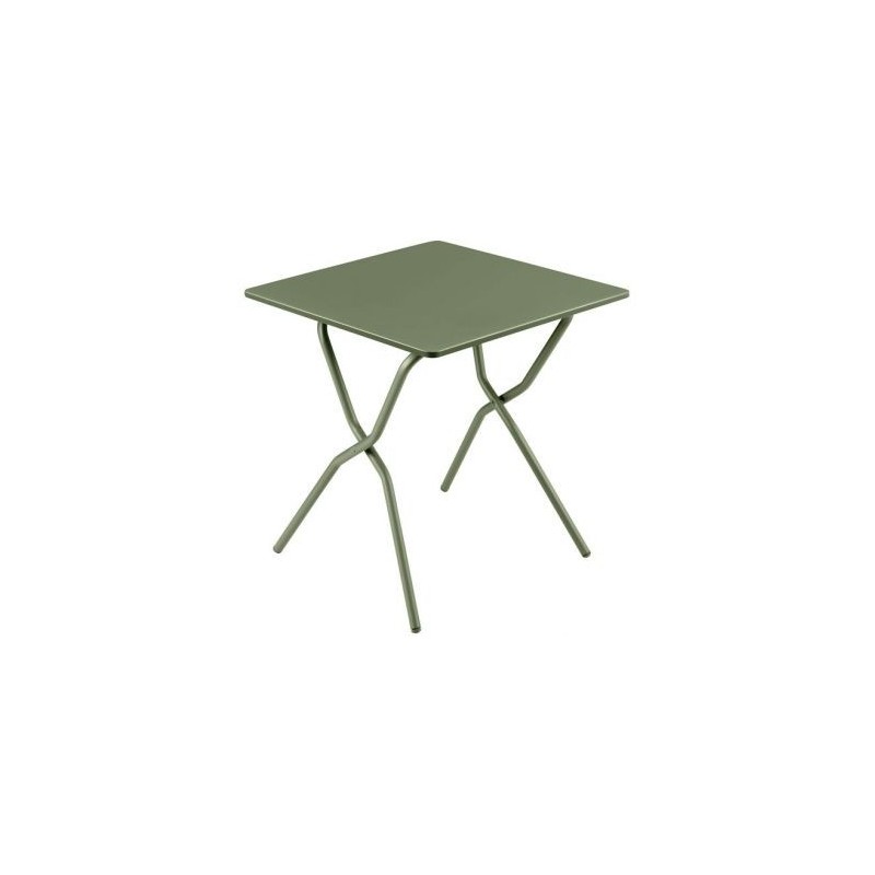 LAFUMA MOBILIER Table pliante Balcony colorblock moss 70x64cm