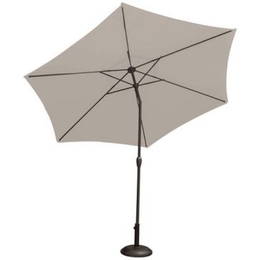 OZALIDE Parasol droit diam.300cm lin