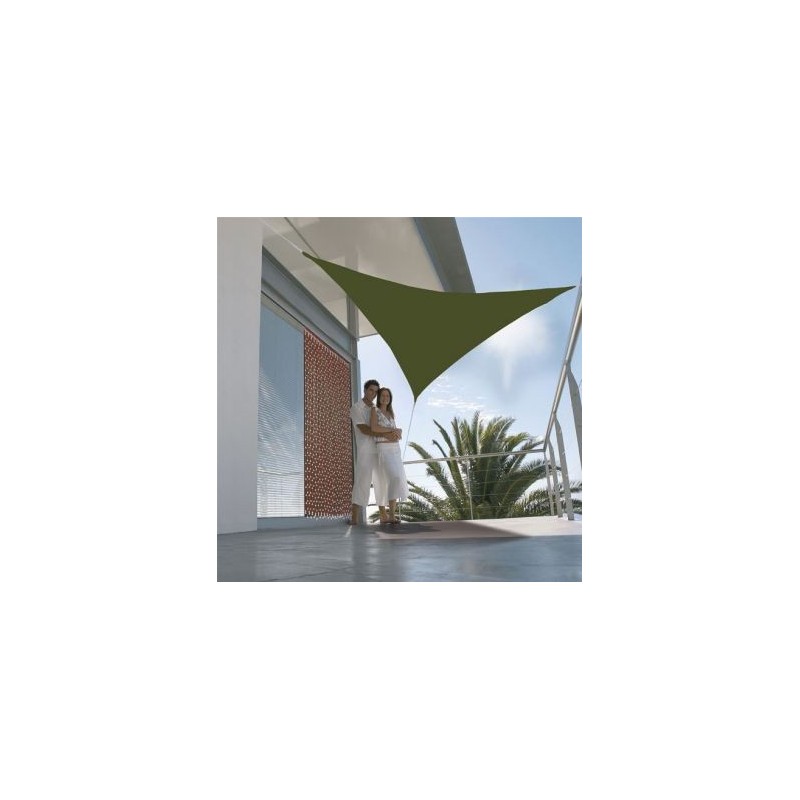 Jardiline Voile ombrage triangulaire 3m kaki
