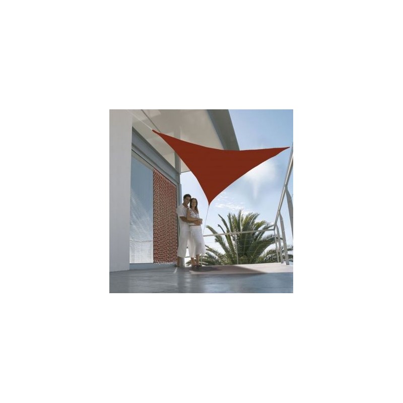 Jardiline Voile ombrage triangulaire 3m terracotta