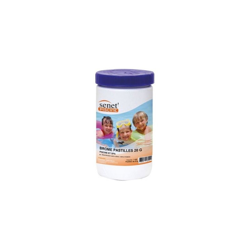 UNILITE Brome désinfectant pastilles 20g en boite de 1kg