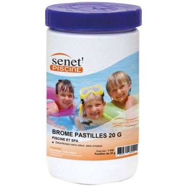 UNILITE Brome désinfectant pastilles 20g en boite de 1kg