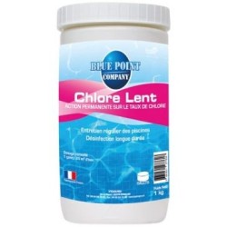 Chlore piscines hors-sol lent 1kg galets de 125g
