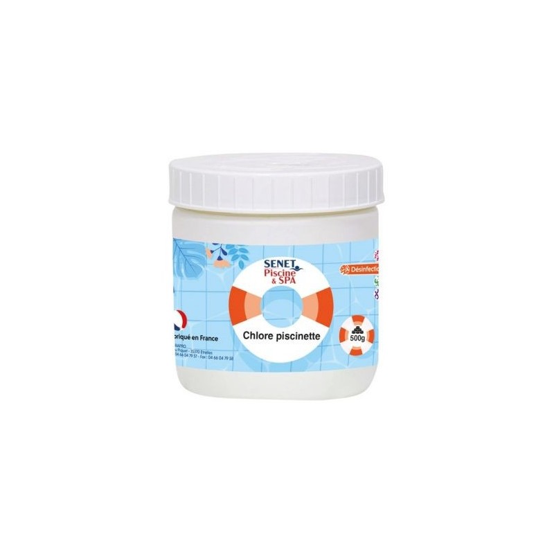 SENET Chlore piscine hors sol pastilles 500gr