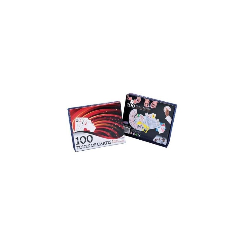 FranceBricoDeco Coffret 100 tours de cartes 23x19x4cm