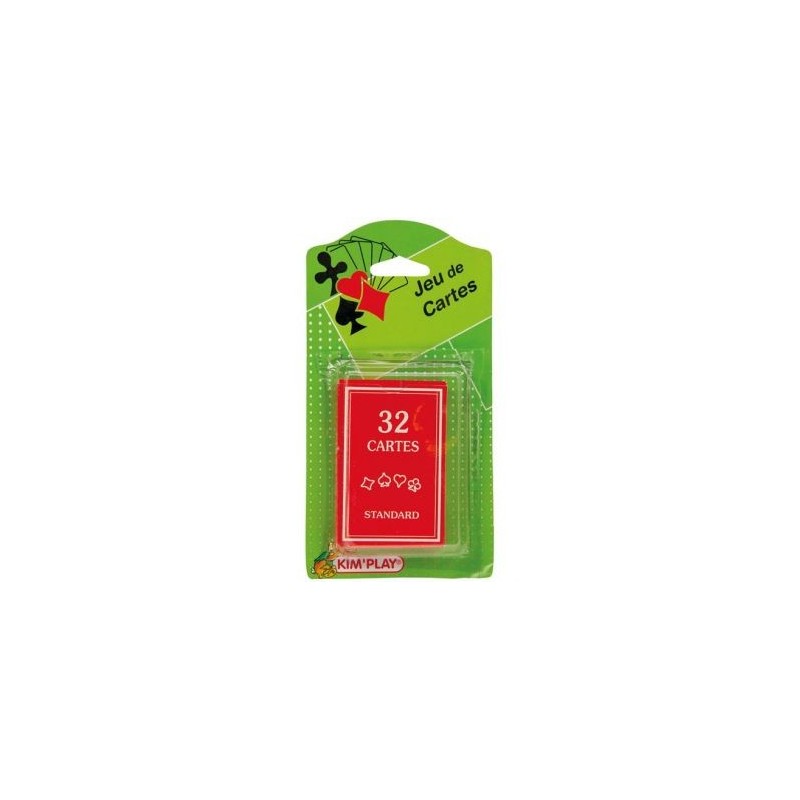 KIM Jeu de belote 32 cartes