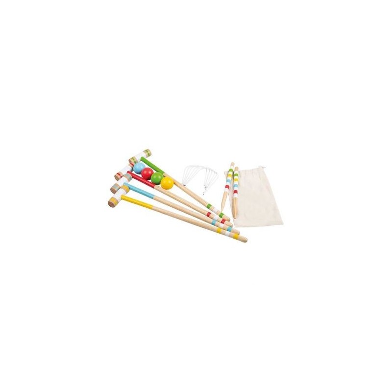 IMAGIN Jeu de croquet en bois FSC
