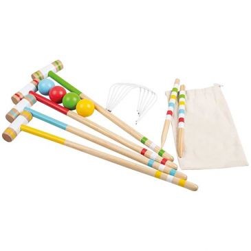 IMAGIN Jeu de croquet en bois FSC