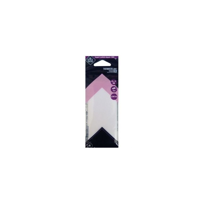 CREA PECAM Thermocollant neutre 45x12cm tissus fins
