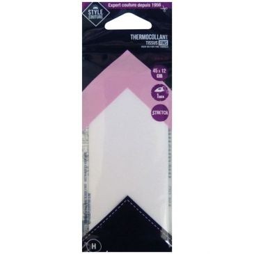 CREA PECAM Thermocollant neutre 45x12cm tissus fins