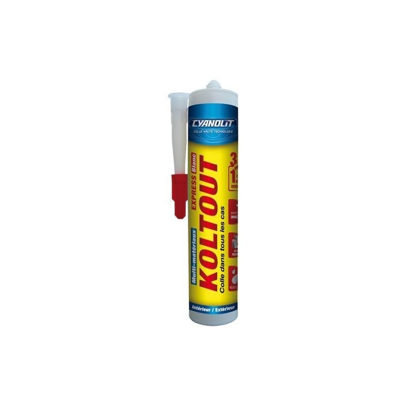 Cyanolit Cyanolit colle Koltout blanc cartouche 290ml