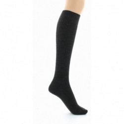 Perrin Chaussettes hautes à côtes Confort Laine peignée mélangée Sans élastique - Image 5
