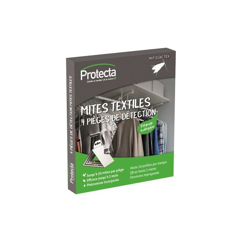 Protecta Mit'clac antimite textile 4 pieges
