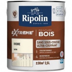Ripolin Rip protection extrême bois satin 2.5l ivoire - Image 2