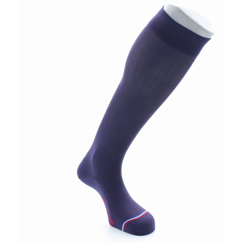 La Chaussette Française Chaussettes hautes Bastille en fil d'Écosse