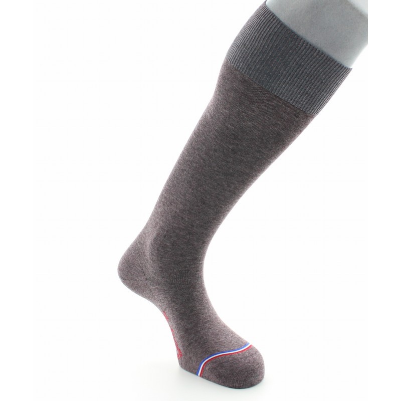 La Chaussette Française Chaussettes hautes Grand Palais en laine et coton