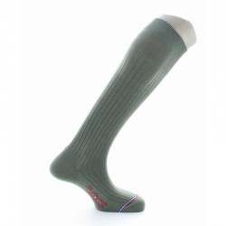 La Chaussette Française Chaussettes hautes Odéon en laine et soie - Image 4