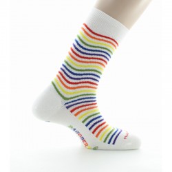 Dagobert à l'envers Chaussettes vagues multicolores - Image 4