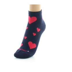 Dagobert à l'envers Chaussettes courtes fantaisie Coeurs - Image 2