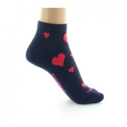 Dagobert à l'envers Chaussettes courtes fantaisie Coeurs - Image 5
