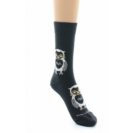 Dagobert à l'envers Chaussettes Hibou