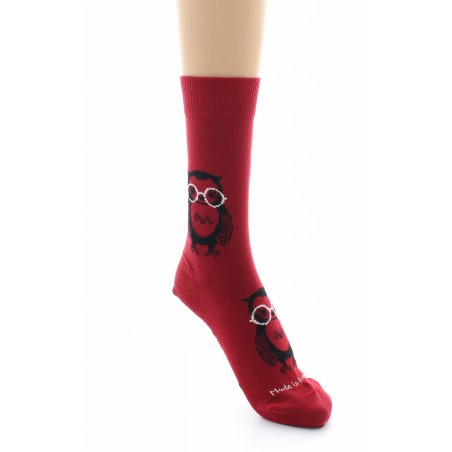 Dagobert à l'envers Chaussettes Hibou
