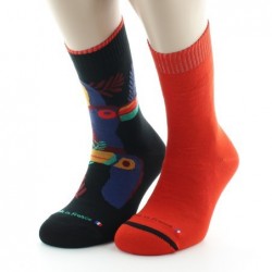 Dagobert à l'envers Doubles chaussettes réversibles Toucan - Image 2