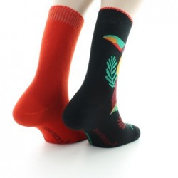 Dagobert à l'envers Doubles chaussettes réversibles Toucan - Image 4