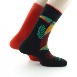Dagobert à l'envers Doubles chaussettes réversibles Toucan - Image 5
